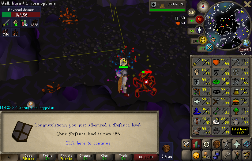 UIM_Neil's tweet photo. 99 Defence and Max melees on the UIM https://t.co/6r536TCY0P