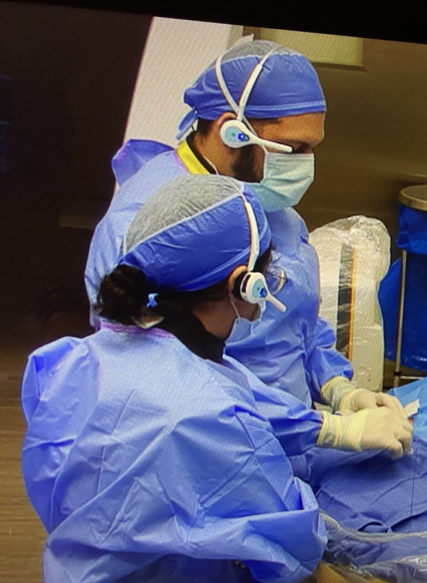 Headphones are a game changer in the angiosuite!  #nomorescreaming