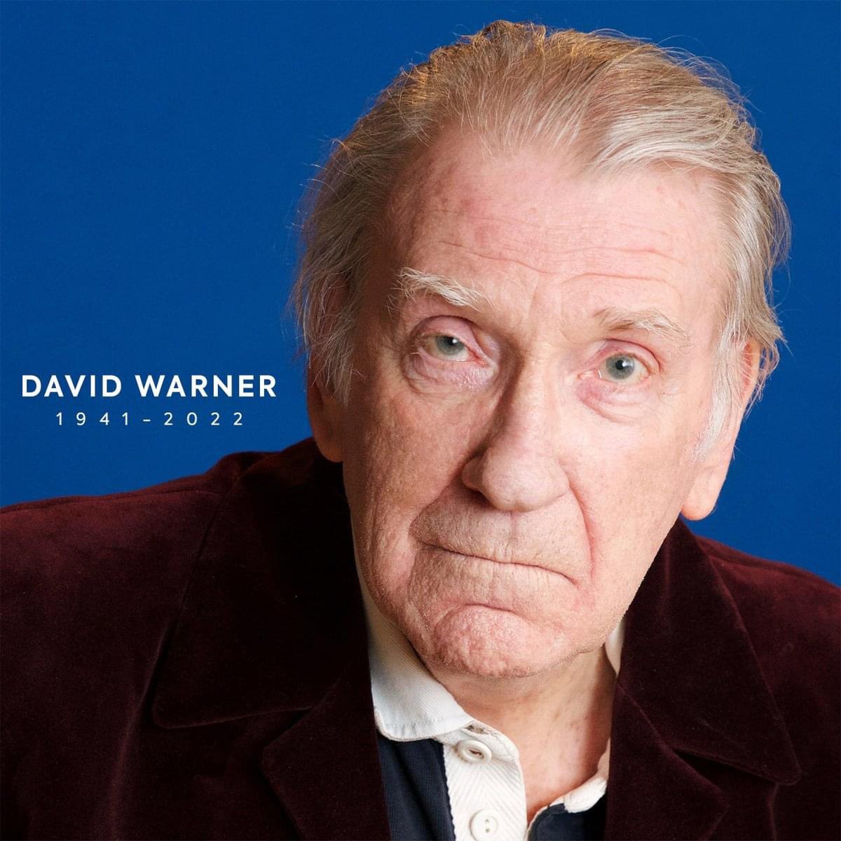 KeithAlanDunne's tweet photo. So sad to hear the passing of, the legend that is #DavidWarner. #Titanic #Wallender #HornBlower. Fine actor. Sleep tight sir #RIP. What an iconic legend. 1941-2022. https://t.co/dFcjabCchT