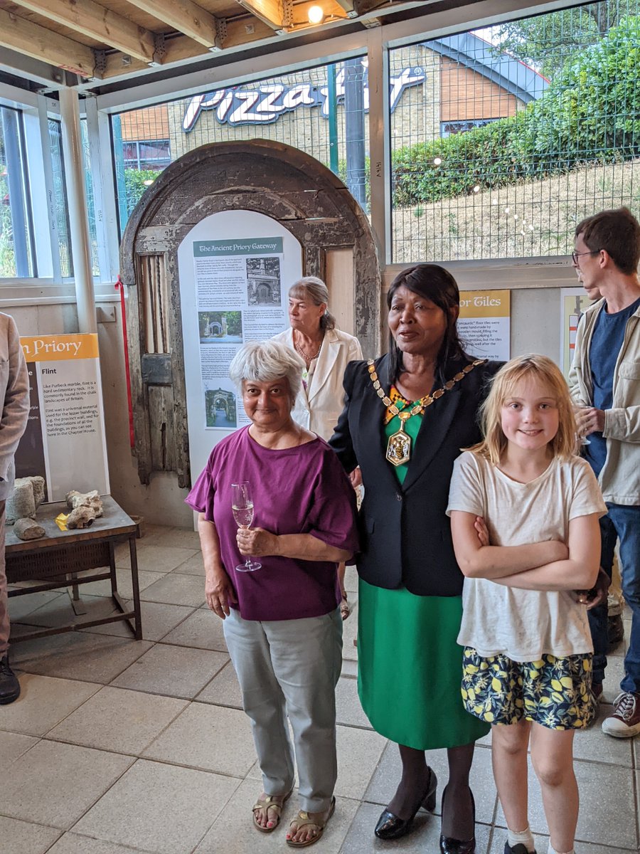 Wonderful to see the ancient Gateway to Merton Priory back home at <a href="/MertonPriory/">Merton Priory</a>  - nearly 900 years old and counting