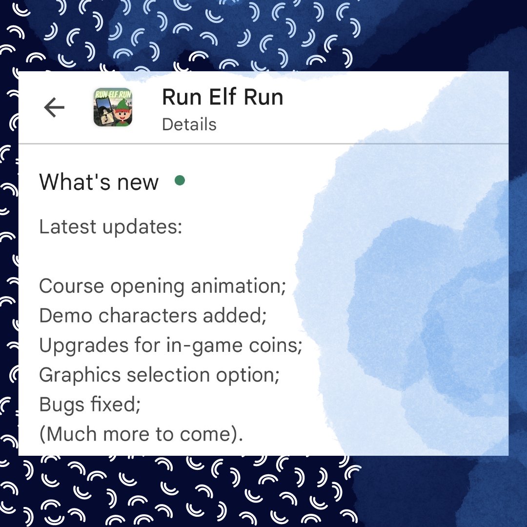 CapeArtEngine's tweet photo. How do you like our updated #RunElfRun #game? ๐ค
https://t.co/UpdTe7SZQJ
#brawl #videogame #rpg #youtube #anime #mobilegamers #googleplay #iosgame #memes #mlbb #esports #coc #freefire #supercellgames #brawlstarsgame #appstore #mobilelegendstoday #iosgames #instagaming https://t.co/eRbi7NZbkT