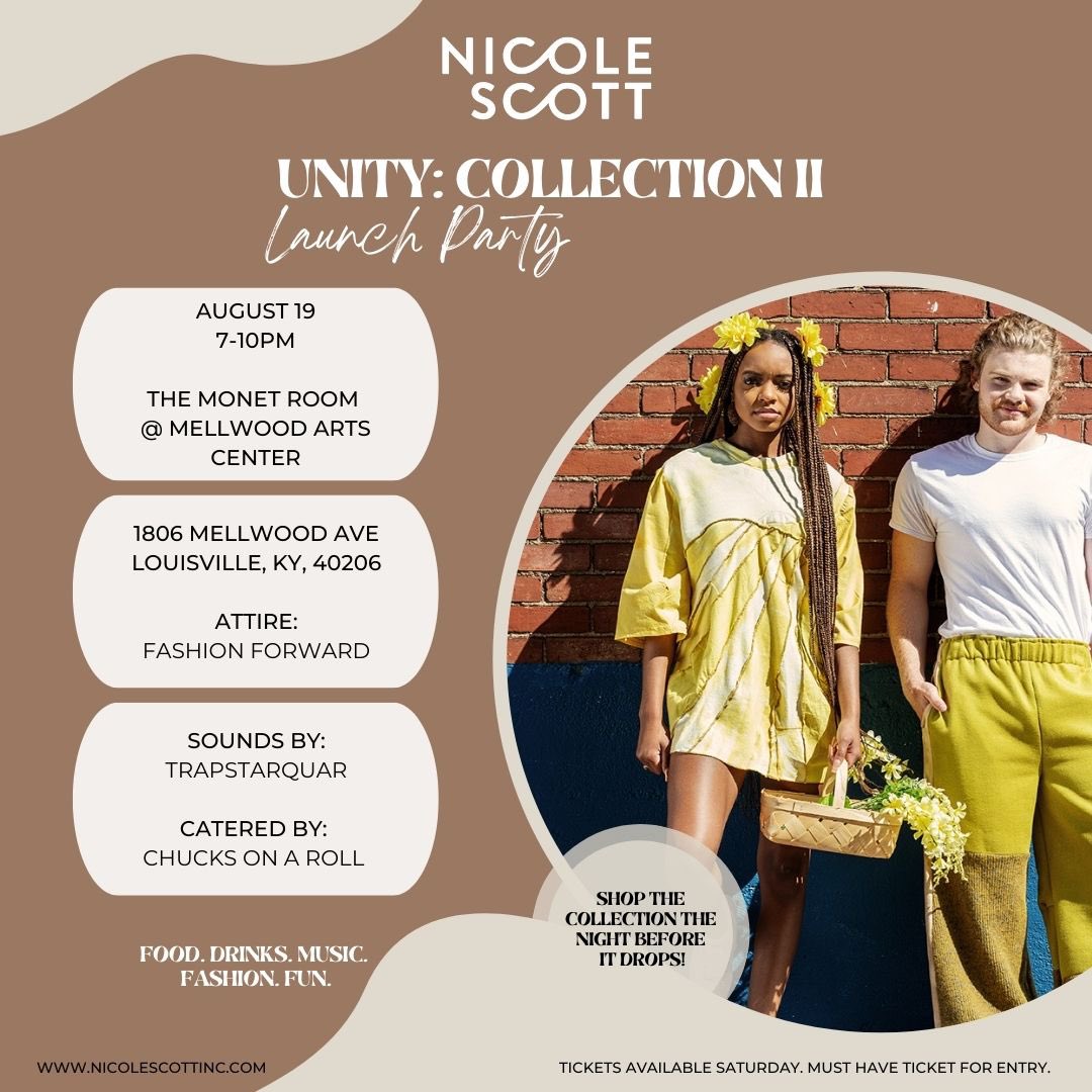 <a href="/nicolescottinc/">NICOLE SCOTT</a> UNITY:collection II launch party event 8/19 !!! Link in bio for tickets 🫶🏾 hope to see you there !