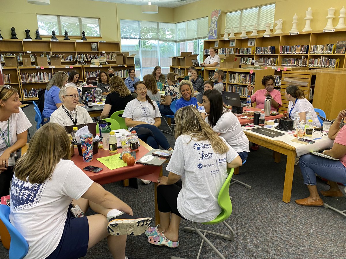 Staff engaging in our PBIS refresher…. Making Magic Happen <a href="/DurantEagles/">Durant Elementary</a>