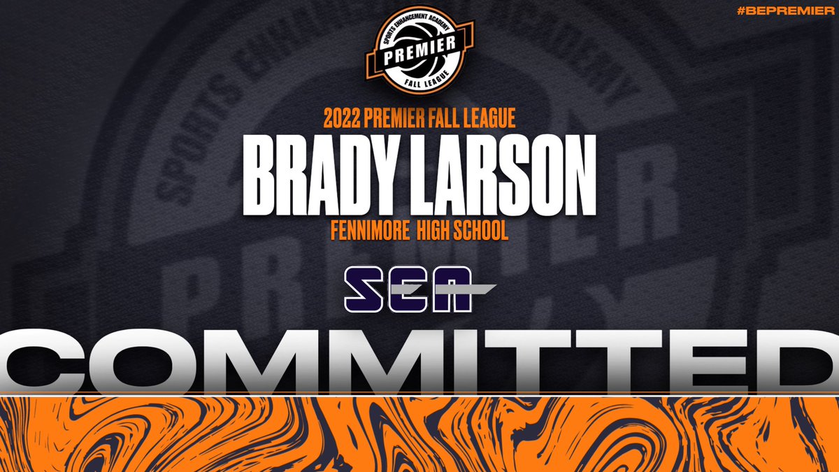 FallPremier's tweet photo. We are excited to Welcome Brady Larson (@BradyLarson15) from Fennimore High School to Session I of the 2022 Premier Fall League at @SEAFacilities!

Register HERE: https://t.co/OWsMBixGC3…

#BePremier https://t.co/0Fbe9ddinf