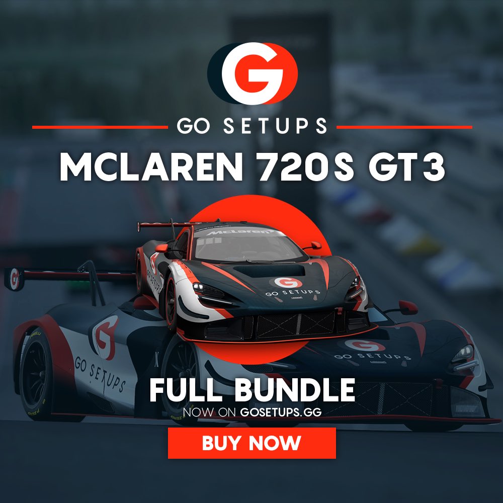 The Mclaren Full Bundle is Live❗️                                      

Get yours at: gosetups.gg                                                                               

#assettocorsa #assettocorsacompetizione  #simracing #esports #fast #go #setups #race