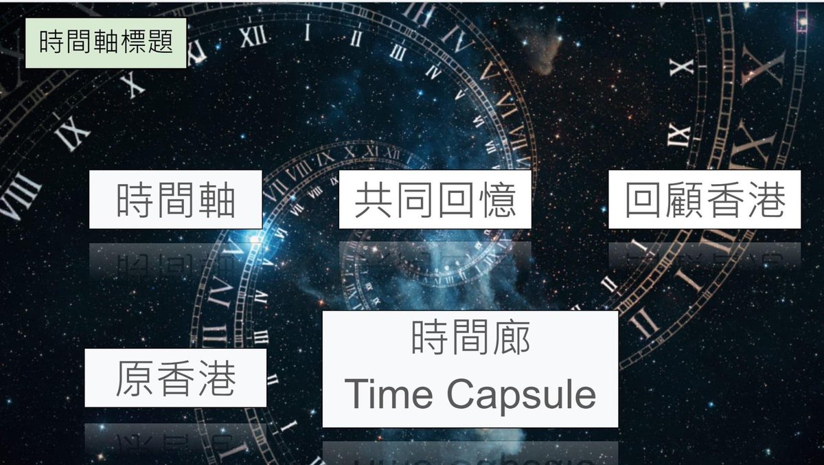 HongkongMetas's tweet photo. **時間軸改個好名!!!**
時間軸承載著香港的歷史與文化，紀錄著我們所經歷過的一點一滴，因此希望時間軸可以有個好名字😀，向各位網友募集意見，請各位網友參與我們的討論，一起參與、完成這重要的香港文化傳承計畫，把這些珍貴的歷史與文化傳承下去。🤓 https://t.co/8utnVGOBMX