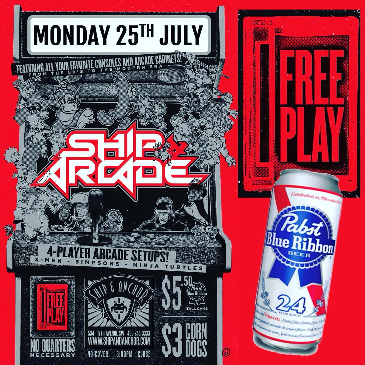 Ship_and_Anchor's tweet photo. Twice the fun tonight at The Ship!
6pm east patio:
Rob & Erics Acoustice Punk Rock Sing-A-Long
8pm west inside:
SHIP ARCADE!
#free #summerattheship #shippatio #shipandanchorpub https://t.co/OLGHxupY6d