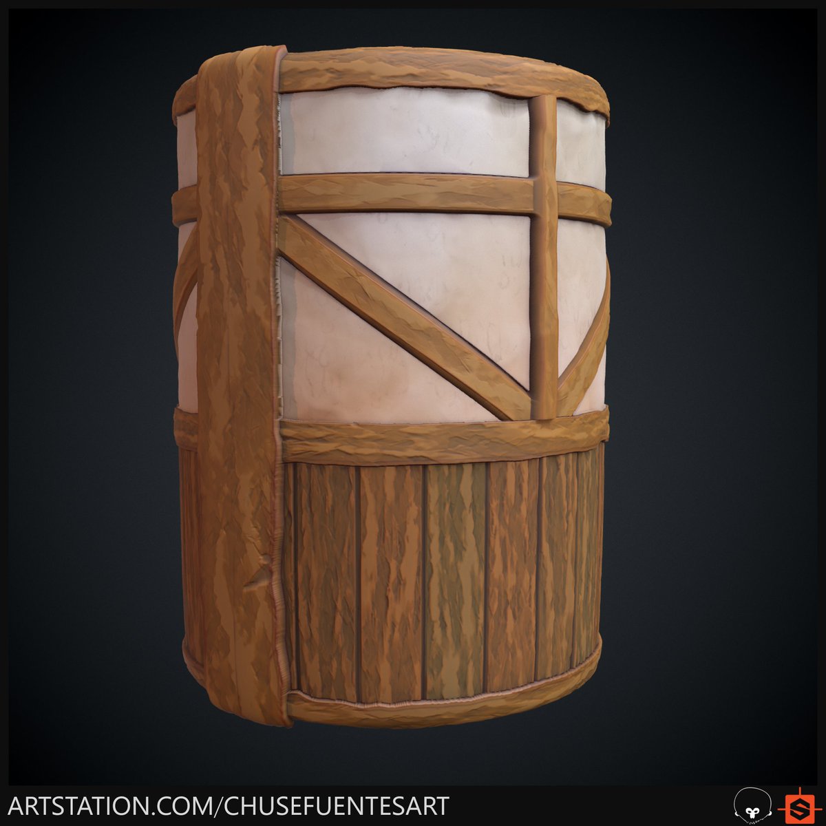 chuse_fs's tweet photo. He estado siguiendo practicando con Substance Designer y he creado esta pared estilizada con algunas variaciones https://t.co/Ons1WSilmD