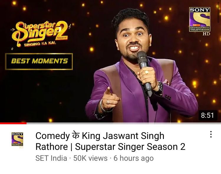 youtu.be/54PppOlb1yE
👆👆 Full performance video in #superstarsinger2 #indiaslaughterchampion ❤️😇🙏