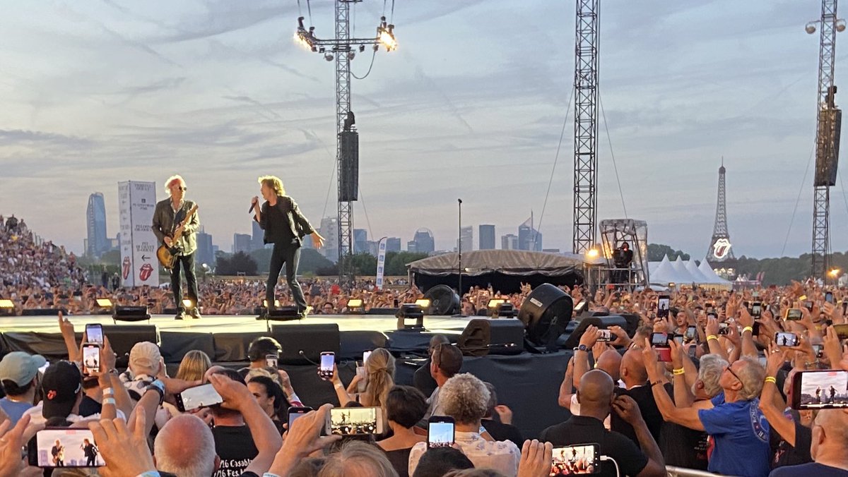 Thank you ⁦<a href="/RollingStones/">The Rolling Stones</a>⁩ for a ROCKING night in Paris!