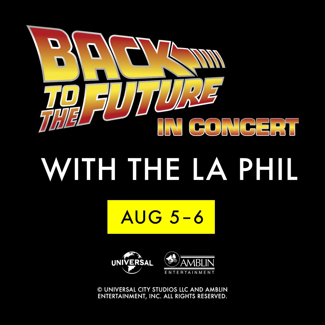 PARTNER EVENT! Don't miss Back to the Future live at the Hollywood Bowl August 5-6! Transport yourself to 1955 with Marty McFly on the big screen along with score live to picture! Use code ATTHEBOWL to get 20% off select sections for the 8/5 showing!

https://t.co/yCbS0DHAqd https://t.co/g3ZYF6imO3