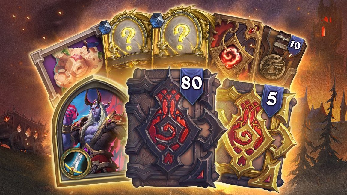 GIVEAWAY TIME
1 Standard Pre-Purchase Bundle Murder at Castle Nathria

The bundle contains:
- 80 packs
- 2 random Golden Legendaries
- 5 Golden Packs
- Card Back
- Warrior Skin

To enter:
- Follow me: <a href="/DrBoom_HS/">DrBoom</a> ✅
- Like ✅
- Retweet ✅

I'll DM the lucky one on 30 July🍀