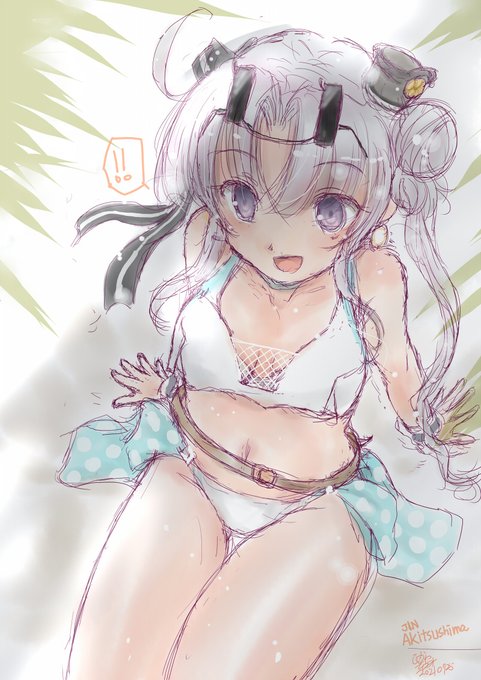 秋津洲進水日かも!
#艦これ 
#秋津洲進水日 