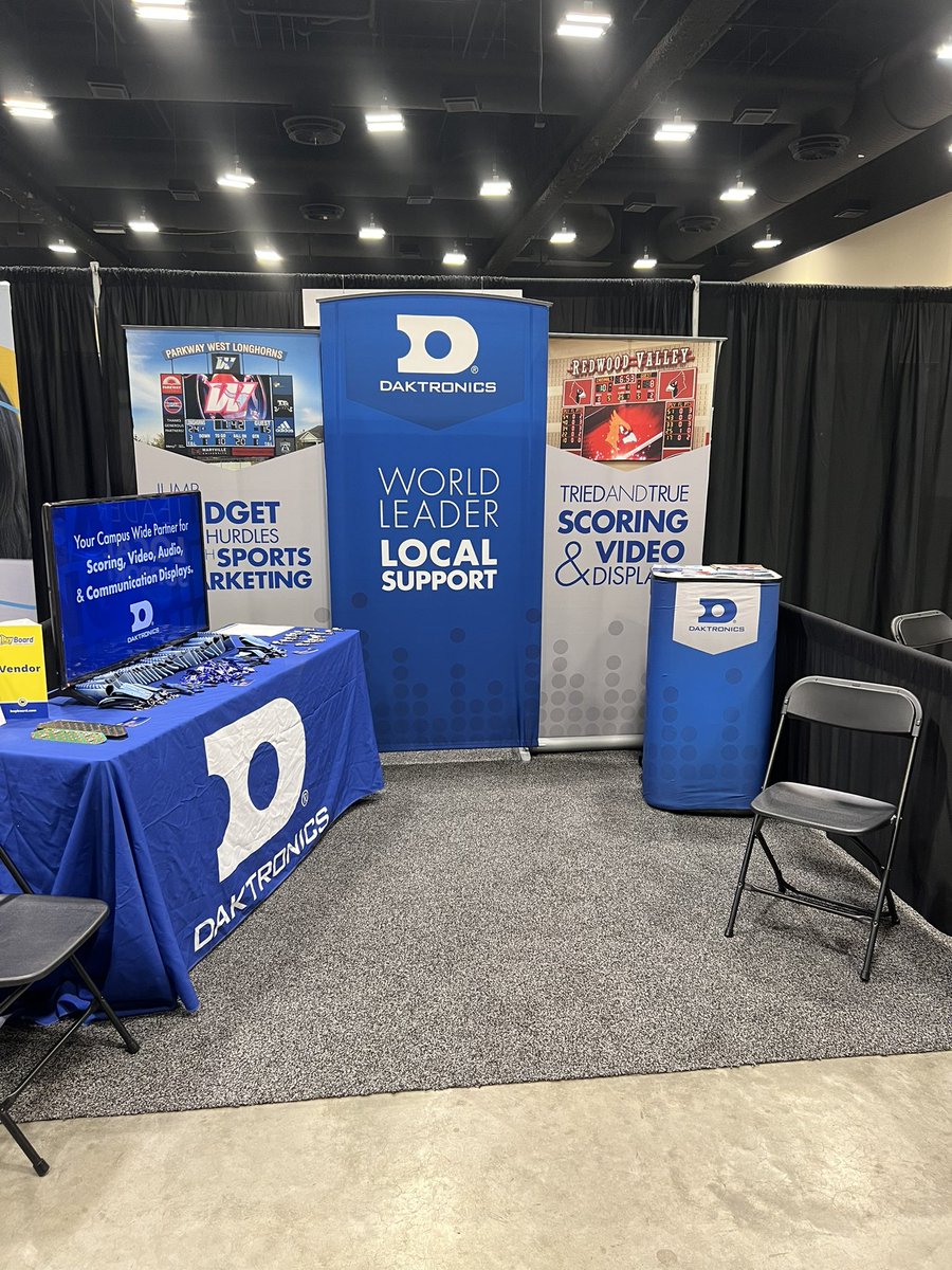 jmarkwills's tweet photo. Dalton is in full force, starting the day @The_AAEA Convention in Little Rock!  Great to be back in person!! Stop by booth #305 and visit with Mark Wills and the legendary Johnny White for all of your scoring, video and audio needs!
@Daktronics https://t.co/vJrLGVCLuw