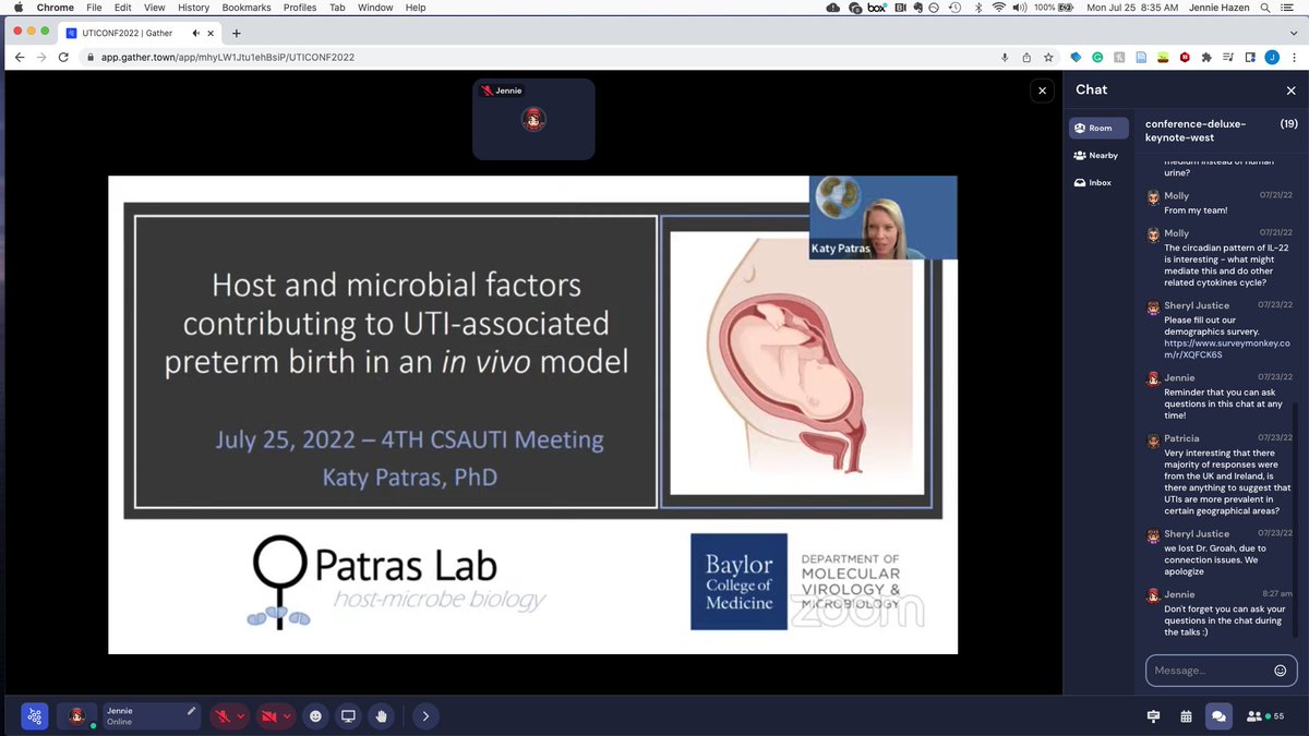 UTI Global Alliance (@globaluti) on Twitter photo Great talk by <a href="/Katy_Patras/">Katy Patras</a> from <a href="/BCMFromtheLabs/">From the Labs at Baylor College of Medicine</a>! In just over two years, she and her group have made HUGE strides in studying how and why #UTIs in #pregnant women are associated with adverse birth outcomes 👶. Keep up the good work, Dr. Patras! #UTICONF22 Great talk by <a href="/Katy_Patras/">Katy Patras</a> from <a href="/BCMFromtheLabs/">From the Labs at Baylor College of Medicine</a>! In just over two years, she and her group have made HUGE strides in studying how and why #UTIs in #pregnant women are associated with adverse birth outcomes 👶. Keep up the good work, Dr. Patras! #UTICONF22