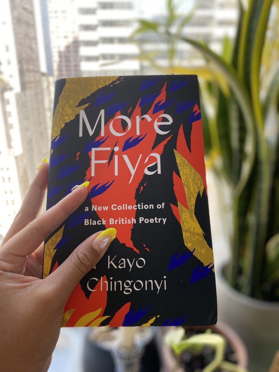 Can’t wait to dive into this new book MORE FIYA a new collection of Black British Poetry edited by 🔥 DJ / poet 🇬🇧🇿🇲#KayoChingonyi @canongatebooks