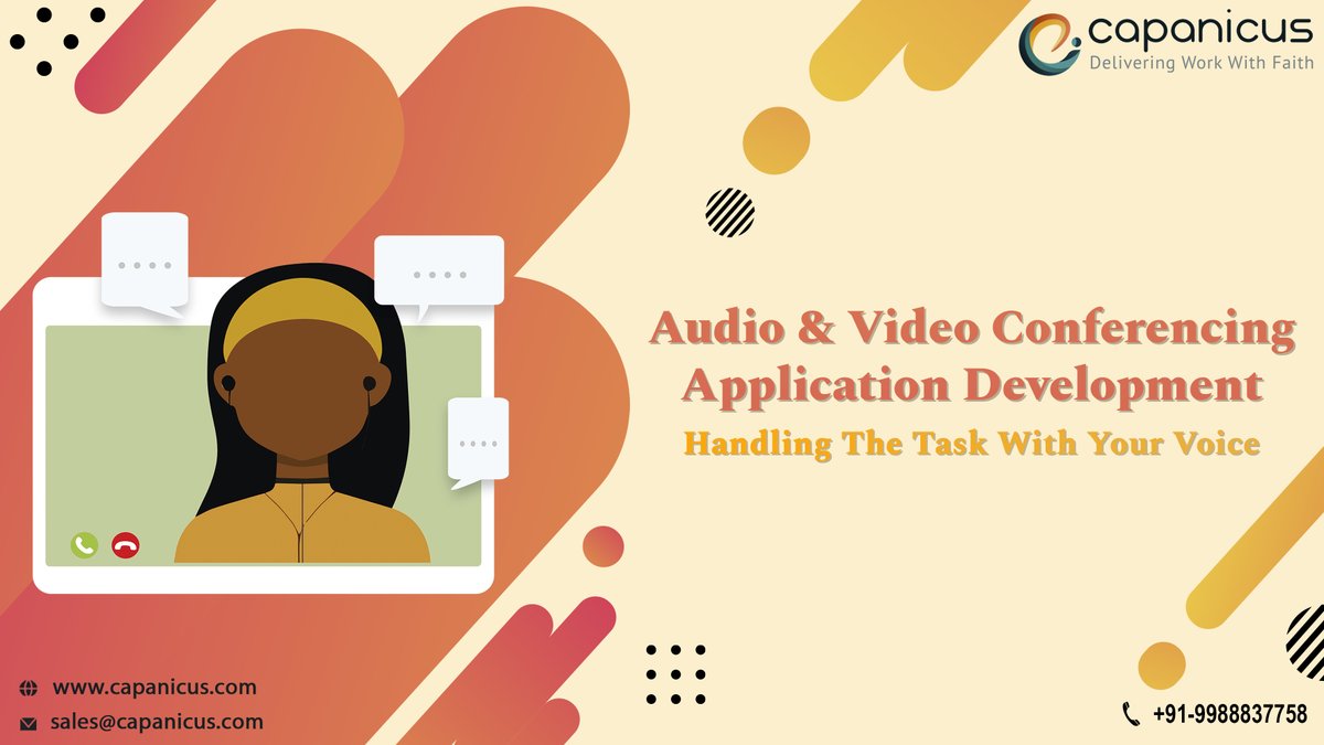 Capanicus's tweet image. We are experts at boosting your audio and video conference experience by giving you the impression that you are in the same room even though you are thousands of miles apart.

#webrtcapplications #webRTC #WebRTCSoftware #webrtcdevelopmentservices #webrtcdeveloper