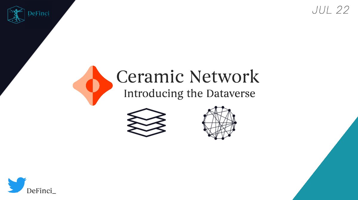 Lorenzo DeFinci (@definci_) on Twitter photo <a href="/ceramicnetwork/">Ceramic</a> might revolutionize our online identity.
Imagine taking your online profile with you, no matter the application.
"Ok, but how"? 🧵 <a href="/ceramicnetwork/">Ceramic</a> might revolutionize our online identity.
Imagine taking your online profile with you, no matter the application.
"Ok, but how"? 🧵