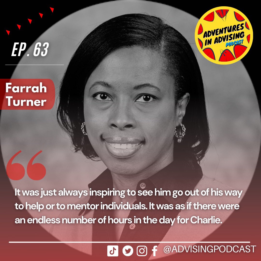 AdvisingPodcast's tweet photo. Check out Ep. 63 of the #podcast and listen to our interview w/ Farrah Turner from @NACADA 

Full interview, https://t.co/xfJiNmfSBH 

#acadv #keepadvising #podcastlife https://t.co/VxFuBkwnSb