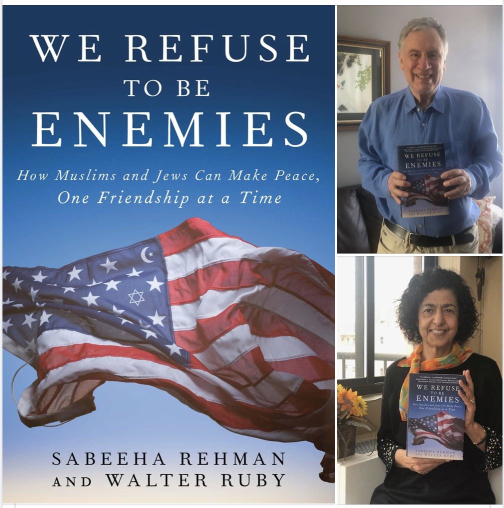 SabeehaRehman's tweet image. If you are at @Chautauqua , please come to our book talk on:
Thursday, July 28, 12:15 pm, at Alumni Hall porch
@walteruby and I will be there to talk about our book #WeRefuseToBeEnemies and take your questions.
#interfaitih #IAmReading #booktwt