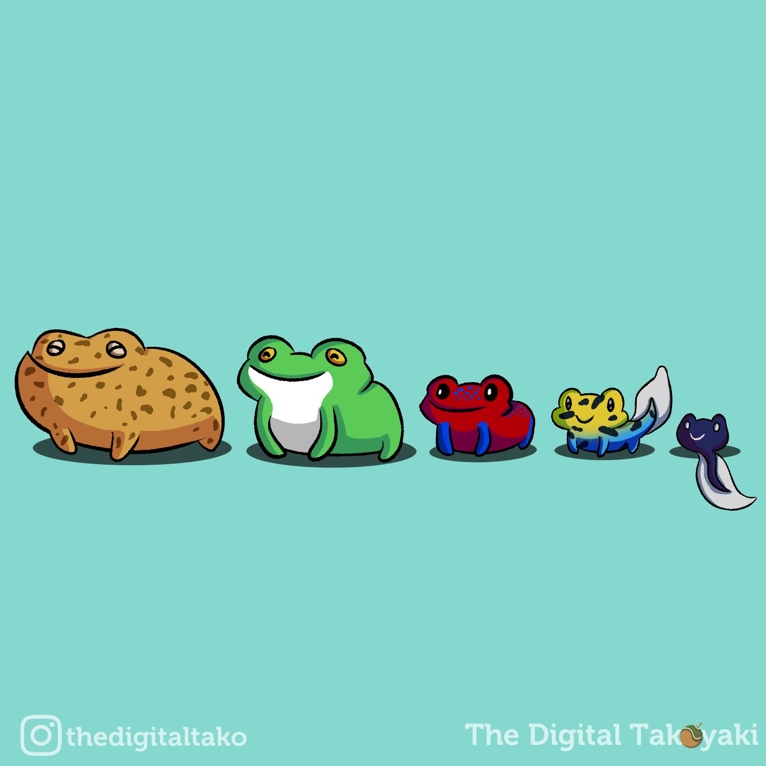 Oscar Villen Commissions Open More Cute Stuff Mr Toad Amp The Froggies Illustrations Digitalart イラスト アート Ilustracion Artedigital イラスト好きな人と繋がりたい Cute かわいい Kawaii Frog Toad Tadpole かえる