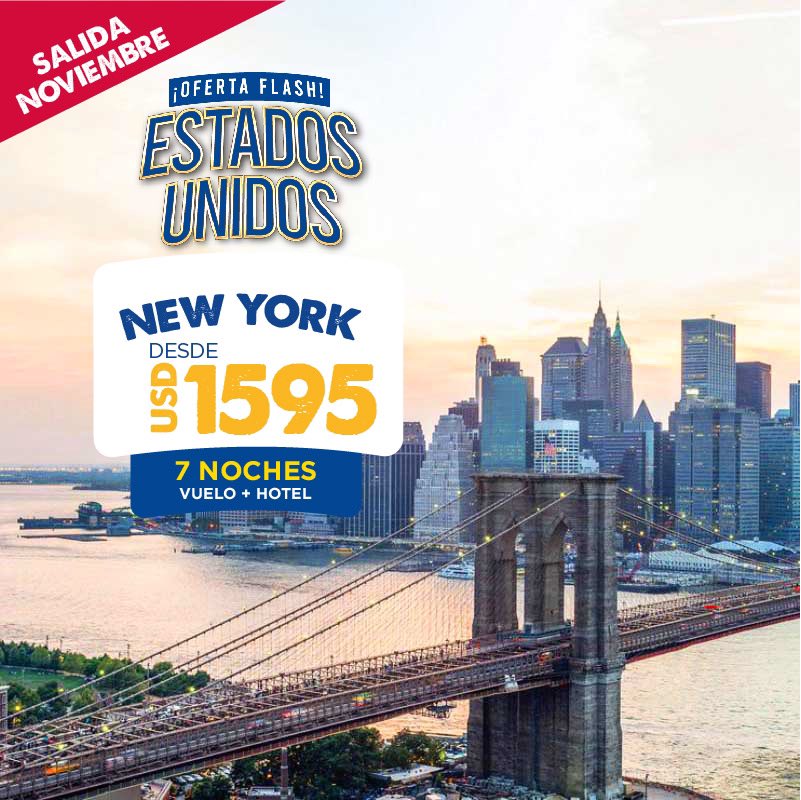 🤯 🇺🇸  OFERTA ESTADOS UNIDOS
Oportunidad imperdible para disfrutar de unas vacaciones a pura diversión, playa y compras 🙌

Paquetes con vuelo directo + alojamiento 

💙 MIAMI Y ORLANDO: USD 998
💛 MIAMI: USD 1125
💙 NEW YORK: USD 1595

👉 Cupos limitados

destinico.com.uy/paquetes/desti…