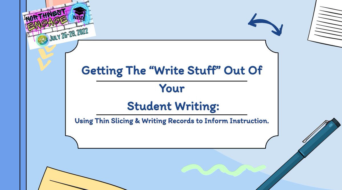 Rebecca Maddox (@maddoxrebecca14) on Twitter photo Let's talk about how to use student writing to guide instruction at ENGAGE 2022 Professional Learning Conference on Tuesday, July 26, 10:15-11:45! sched.co/11wDW <a href="/EngageNISD/">ENGAGE Northwest ISD</a> #EngageNISD <a href="/whitneybass72/">Whitney Bass</a> <a href="/RachelLawsontx/">Rachel Lawson</a> Let's talk about how to use student writing to guide instruction at ENGAGE 2022 Professional Learning Conference on Tuesday, July 26, 10:15-11:45! sched.co/11wDW <a href="/EngageNISD/">ENGAGE Northwest ISD</a> #EngageNISD <a href="/whitneybass72/">Whitney Bass</a> <a href="/RachelLawsontx/">Rachel Lawson</a>
