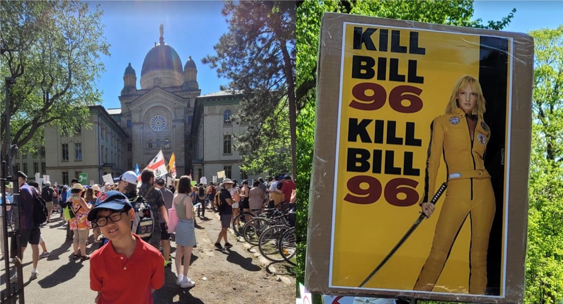 Kill Bill 96. Worst Bill to every try to be passed. Sad times. Yuuuuuuuuuup 
.
#KillBill96 #NoBill96 #Bill96 #Montreal #Quebec #cbc #ctv #global 
.
I have no issue with French. It’s a beautiful language. But this bill is wrong.