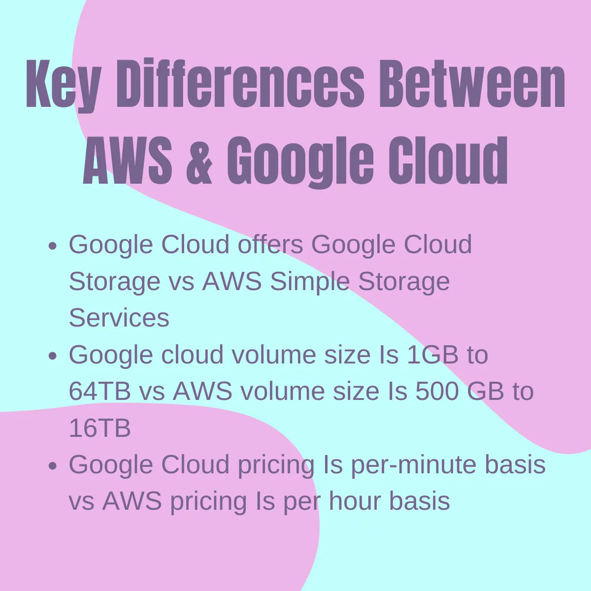 NikkiTheAnalyst's tweet image. I am learning all things AWS Cloud!

#AWS #AWSvsGoogleCloud