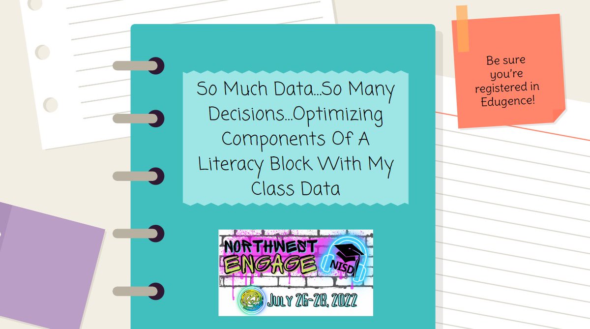 Rebecca Maddox (@maddoxrebecca14) on Twitter photo Want to figure out how to use what you know about students' data in ELA to make it work to your advantage? Come join us at ENGAGE 2022 Professional Learning Conference on Wed., July 27, 8:30-11:45 sched.co/11wDZ <a href="/EngageNISD/">ENGAGE Northwest ISD</a> #EngageNISD <a href="/whitneybass72/">Whitney Bass</a> <a href="/RachelLawsontx/">Rachel Lawson</a> Want to figure out how to use what you know about students' data in ELA to make it work to your advantage? Come join us at ENGAGE 2022 Professional Learning Conference on Wed., July 27, 8:30-11:45 sched.co/11wDZ <a href="/EngageNISD/">ENGAGE Northwest ISD</a> #EngageNISD <a href="/whitneybass72/">Whitney Bass</a> <a href="/RachelLawsontx/">Rachel Lawson</a>