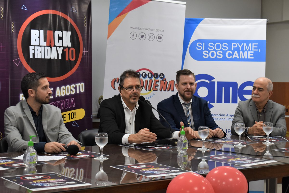 CamaraRcia's tweet photo. #PrensaCCRes | Lanzamos la 10° edición del Black Friday y no te la podés perder 💥
Con el apoyo de @redcame, @MuniResistencia y @LoteriaChaquena y el impulso de las promociones de @bancodelchaco y @prensabna
#EventosCCRes #BlackFriday10 #FeriaDeDescuentos #Sale #FindeTemporada https://t.co/JsugNh1vin