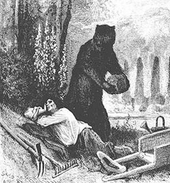 faktoider's tweet photo. En man ägde en tam björn. En dag när mannen låg och sov såg björnen en fluga i hans ansikte. Björnen tog en stor sten och kastade på den. Flugan dog - och mannen.
Det är *det* som är en björntjänst: En tjänst som blir en otjänst. https://t.co/QVSXUuAVfg
