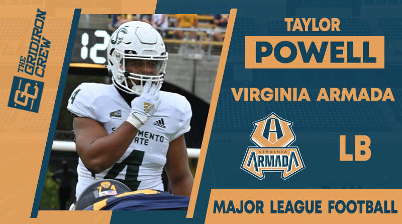 Taylor Powell @44Taylor_powell, was ranked by @insideMLFB as one of the top 15 LBs in the @MLFBofficial this upcoming season. He has also accepted his invite to the @XFL2023 Draft. Top 15 #MLFB LBs: sportsgamblingpodcast.com/2022/07/23/top…