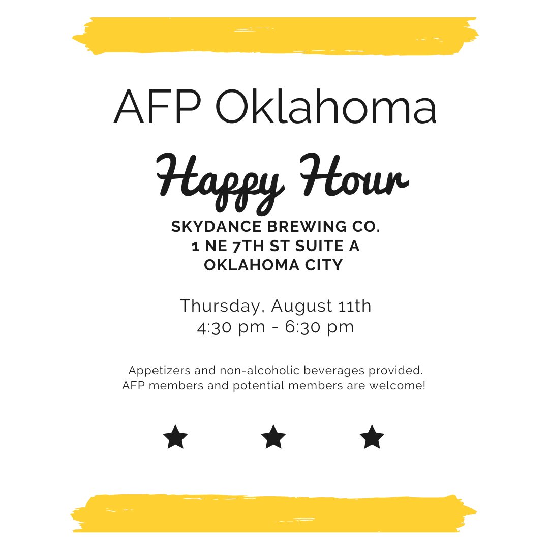 AFPOK's tweet image. Luncheon AND Happy Hour this Month! - mailchi.mp/4a778dae92c5/a…