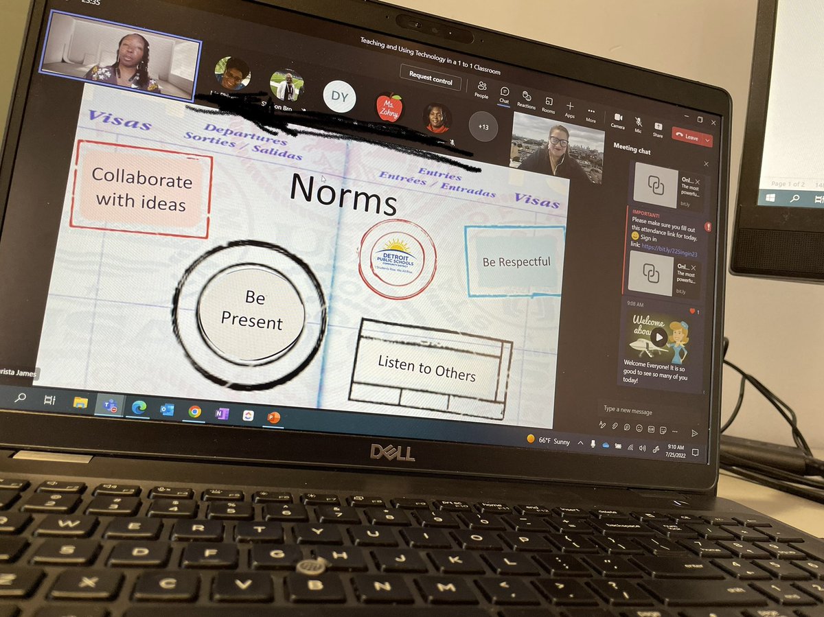 MeganMcBain's tweet photo. Kick off the morning with a little traveling to our 7 wonders of the digital world ๐ This is truly one of my favorite training sessions and teachers love it!!! #DPSCDTechTraining #MIEExpert #FlipFam @CjamesDPSCD https://t.co/BHoe4zNbqU