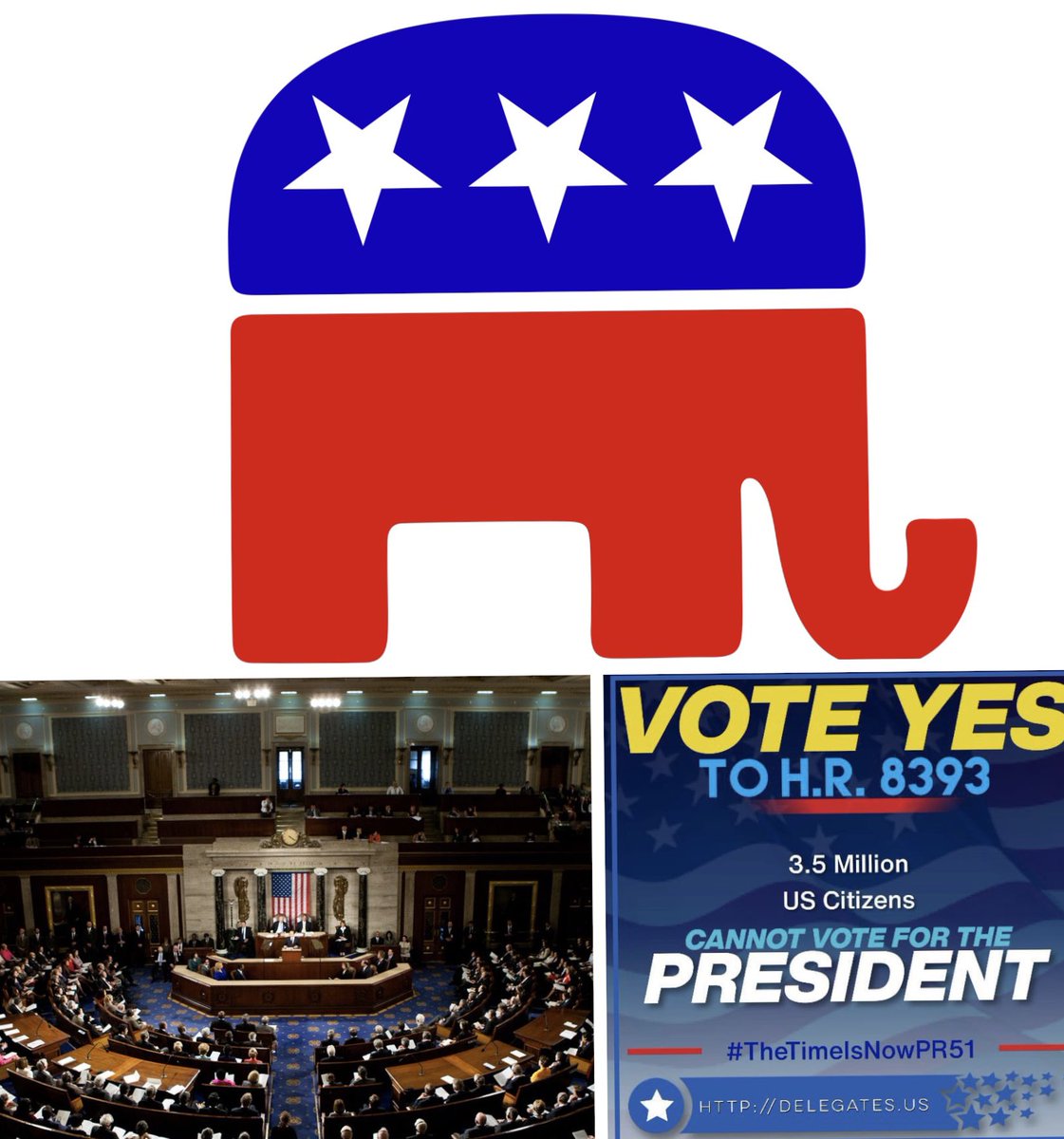 @GOPChairwoman @GOPLeader <a href="/LeaderMcConnell/">Mitch McConnell</a> <a href="/NatResources/">House Committee on Natural Resources</a> Republican Party platform supports the U.S. citizens of Puerto Rico right to self-determination. All Americans should be afforded the freedom to choose by their own free will. #TheTimeIsNowPR51 #HR8393