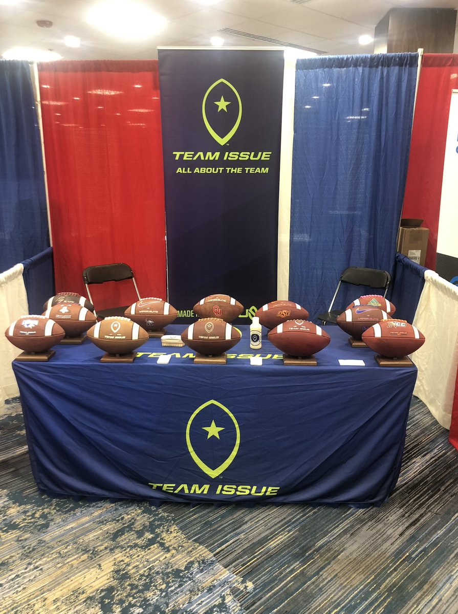 Big Game USA (@biggameusa) on Twitter photo Excited to have our <a href="/teamissue/">Team Issue</a> setup at the Oklahoma Coaches Association Clinic. Come out and see us! Excited to have our <a href="/teamissue/">Team Issue</a> setup at the Oklahoma Coaches Association Clinic. Come out and see us!