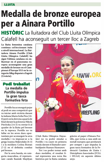 L’ESPORTIU. DISSABTE 23 DE JULIOL DEL 2022