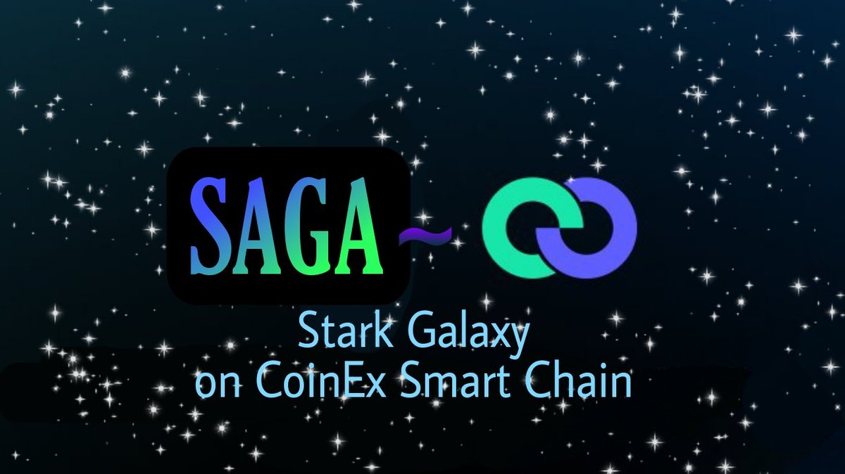 StarkGalaxyInc's tweet photo. Add #SAGA Token on your wallet

Token Contract Address: 0xCFDF15E9108ef9D3B246D46B752a676E5b23f1Ec

Token Symbol: SAGA

Token Decimal: 18

Network: Coinex Smart Chain

#CSC #SAGA #cryptocurrency #ONES #CRC #Token #CoinEx https://t.co/wafZCgWnvo