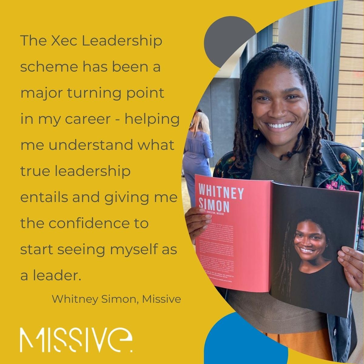 missivecomms's tweet photo. Congratulations to the marvellous @WKSimon91 who graduated The Xec 2022! We know Whitney's leadership, passion and confidence will go far in making our industry a better place. #BMEPRPros #leadership #TeamMissive https://t.co/TmiBr1GrJx