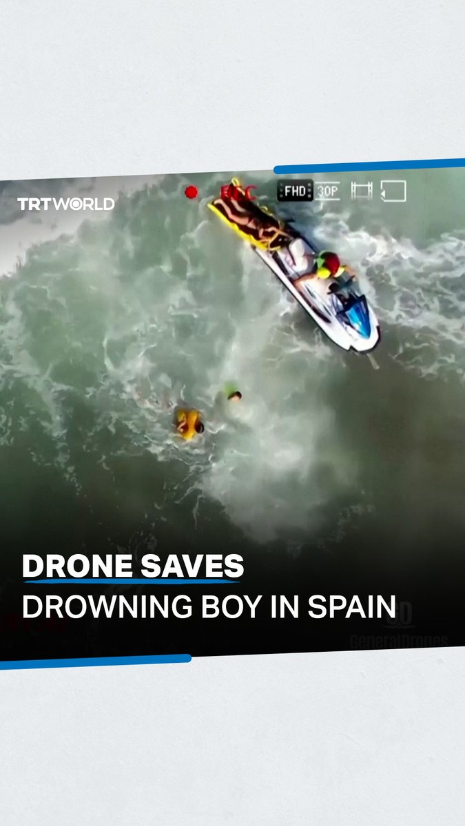 TRT World on Twitter "A 14yearold boy was saved from powerful tides