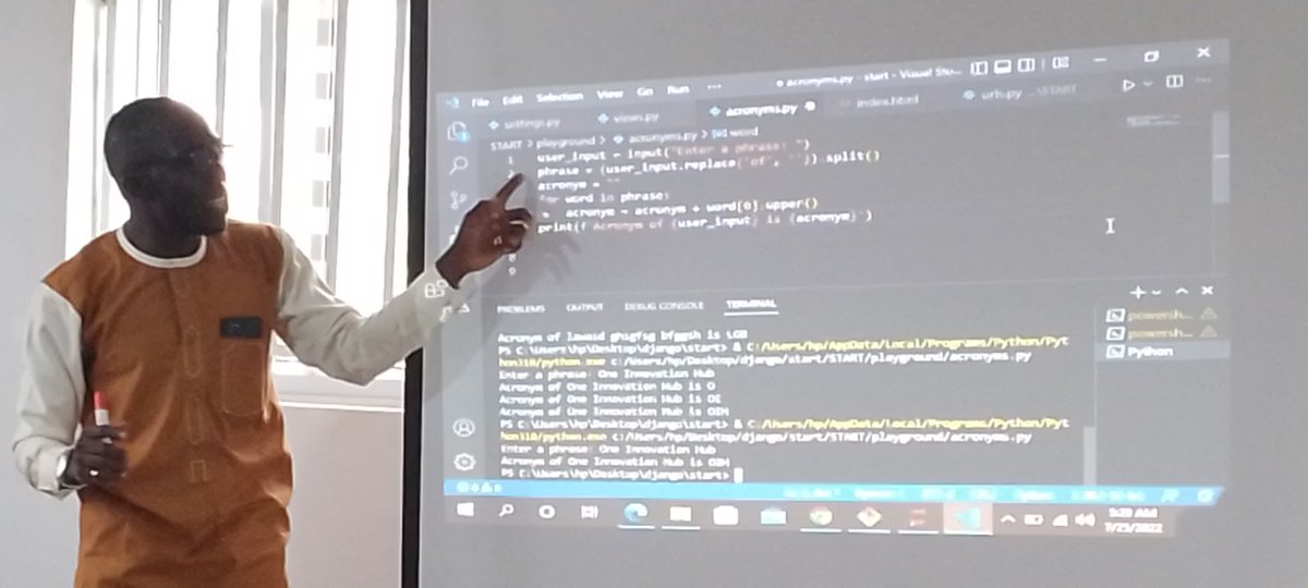dsn_offa's tweet image. Day 8: Additional explanation on versions control with git and basic projects with python. Examples are temperature converter, a BMI calculator, an acronym generator etc.
#30daysofmachinelearning
#DSNOffa
@OneInnovationH1 @dsn_ai_network