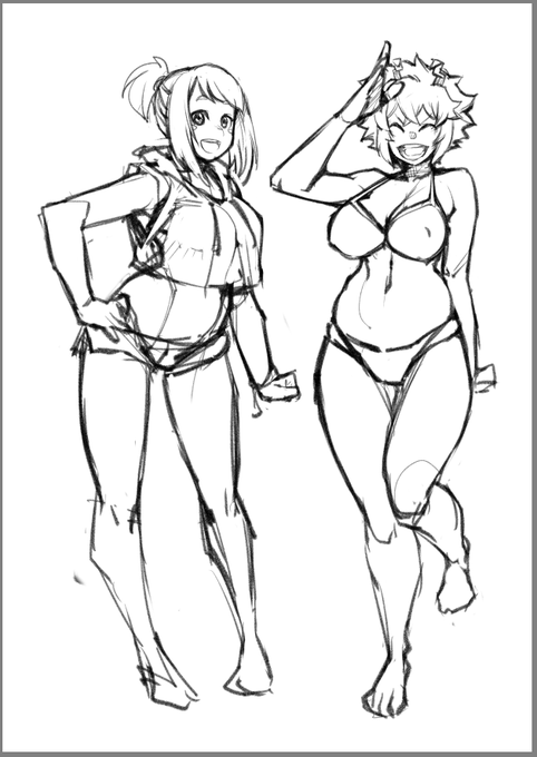 あー...暑い....
暑いときは水着よ! 