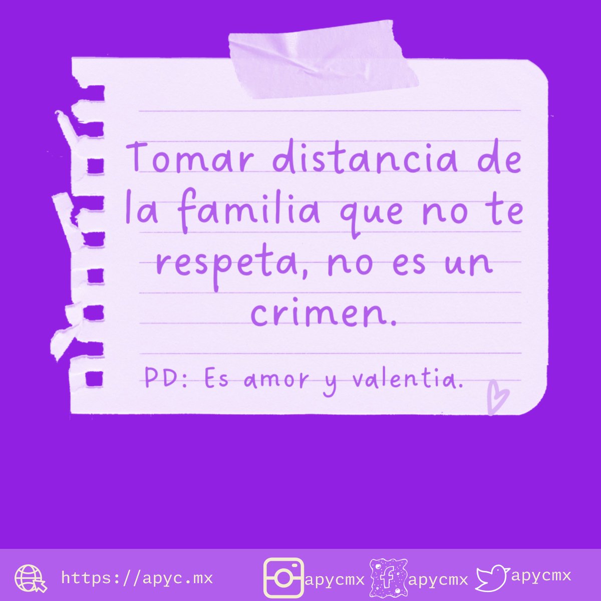 apycmx's tweet photo. El amor propio y los limites siempre van de la mano💝 #psicologiaonline #psicologiaconamor #apycmx #orientacionpsicologica #limitessanos https://t.co/ps7qh89oNo