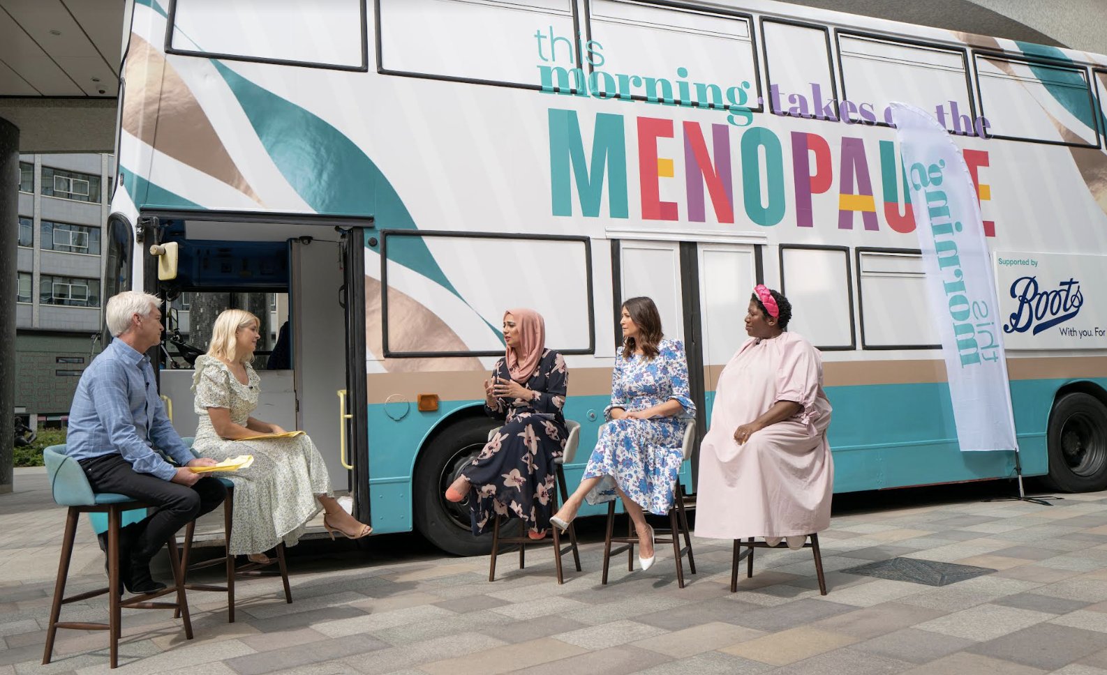 This Morning on Twitter "Our Menopause bus is back on the road!..The