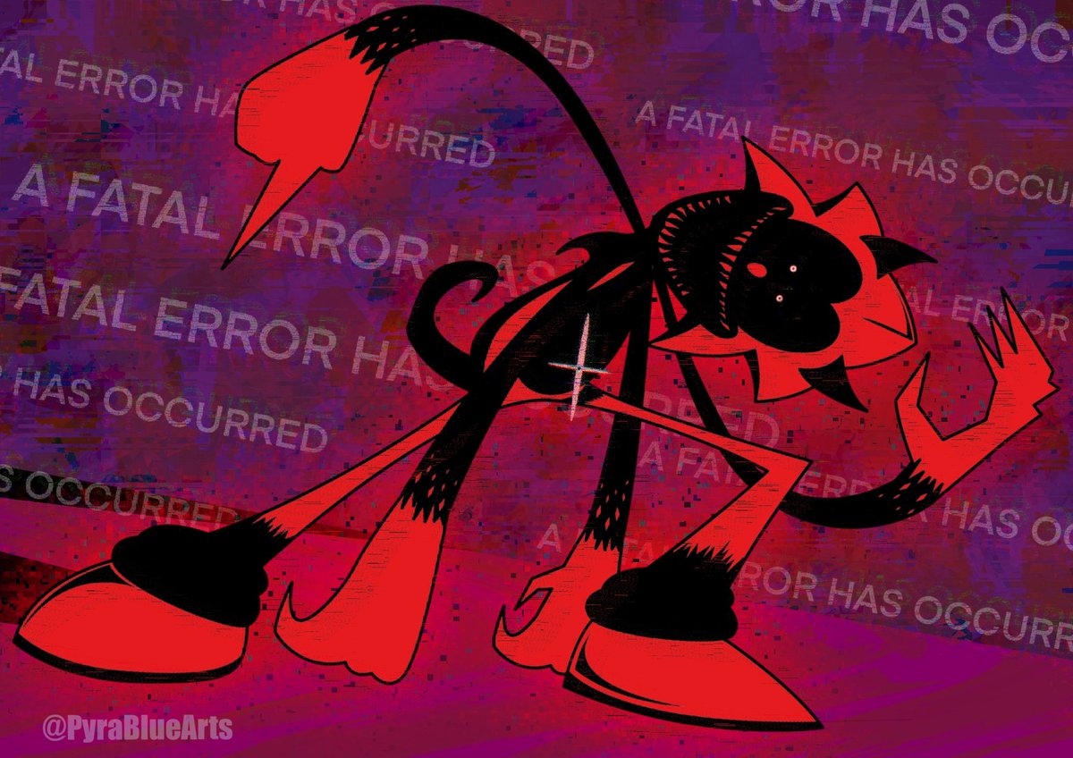 PyraBlueArts's tweet image. A Fatal Error has occurred! #fatalerrorsweep #fatalerrorsonic #sonicexe