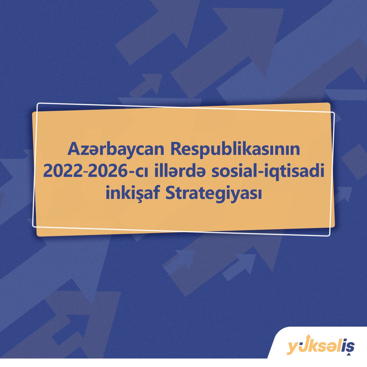 “Azərbaycan Respublikasının 2022─2026-cı illərdə sosial-iqtisadi inkişaf Strategiyası”nın “Dövlət qulluğunda və iqtisadi idarəetmədə effektivliyin artırılması” bəndinə insan kapitalının inkişafı istiqamətində “Yüksəliş” müsabiqəsindən istifadə ilə bağlı qeyd daxil edilib.