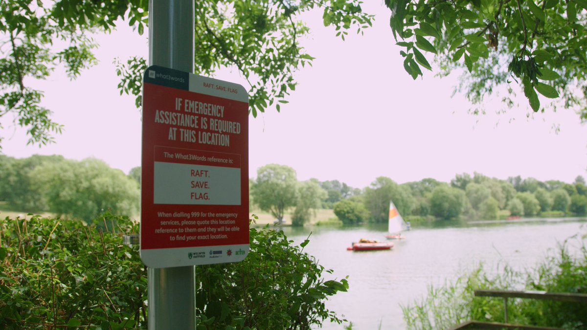 The sooner we can find you, the quicker we can help. Using <a href="/what3words/">what3words</a> to tell us your exact location could make all the difference. Signs have been installed around Stanborough Lakes so that when you call 999 you know exactly where you are. #UNDrowningPreventionDay