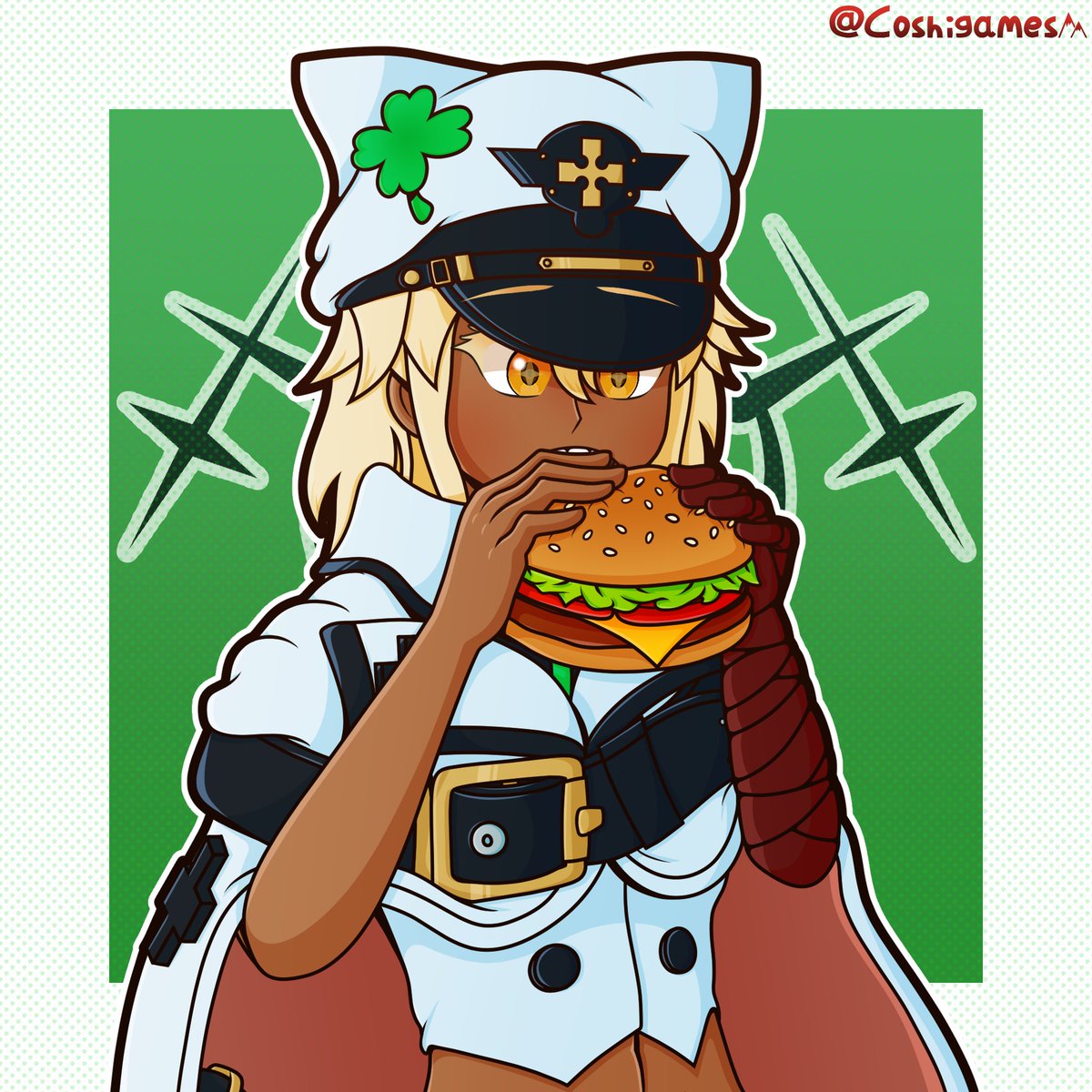 coshigames's tweet photo. Ramlethal eats da Burg.
#Ramlethal #GuiltyGearStrive #GuiltyGear #arcsys https://t.co/WJXpJ4iQcj