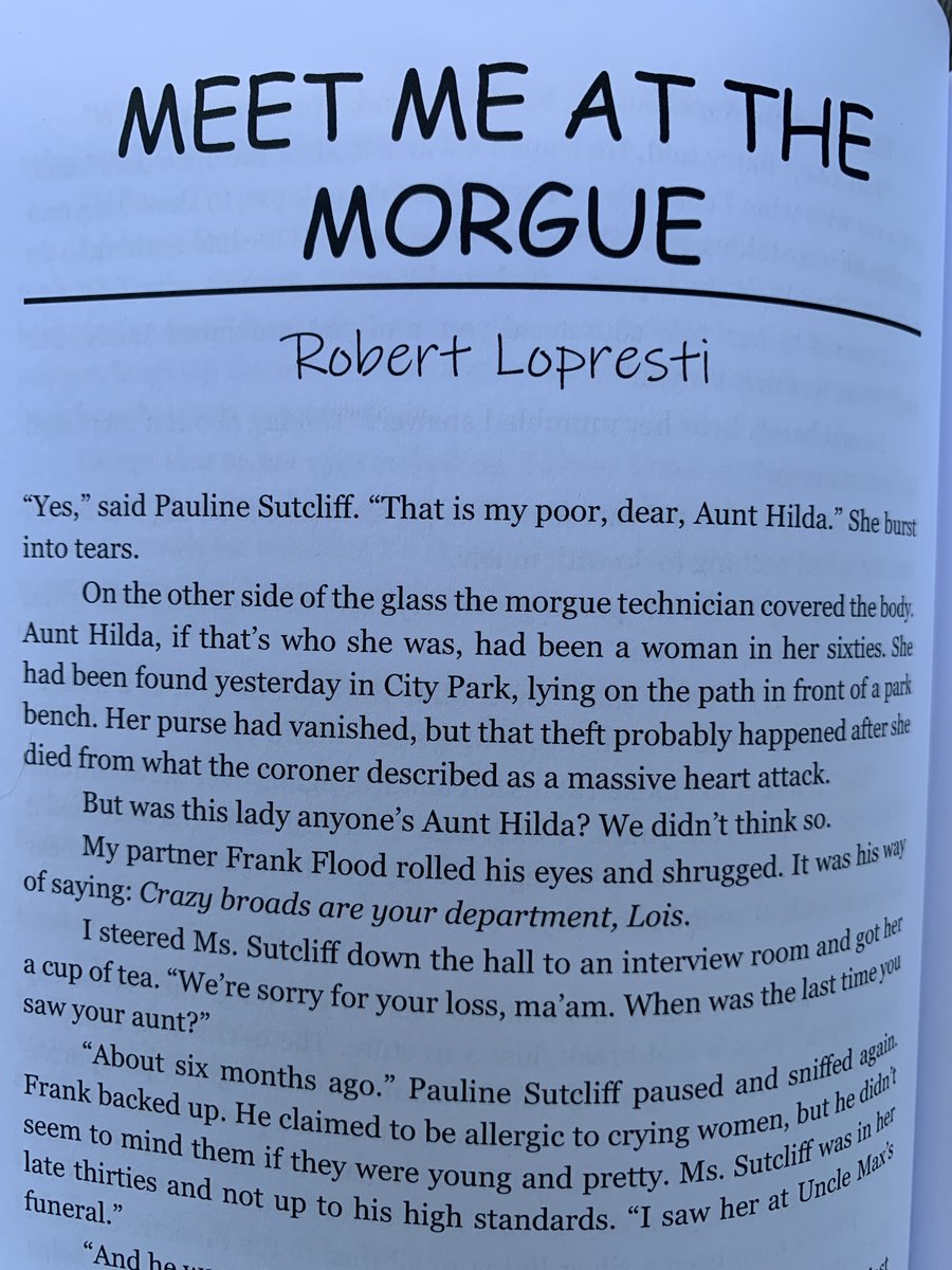 DieHumorous's tweet image. Meet the authors-Die Laughing: An Anthology Of Humorous Mysteries: Robert Lopresti is a regular blog contributor @ SleuthSayers &amp;amp; Little Big Crimes. NOW 40% OFF! Available in HARDCOVER "Meet Me At The Morgue" amazon.com/dp/B09BGPDYBX
#mysteryreader #writersoftwitter #mysterywriter